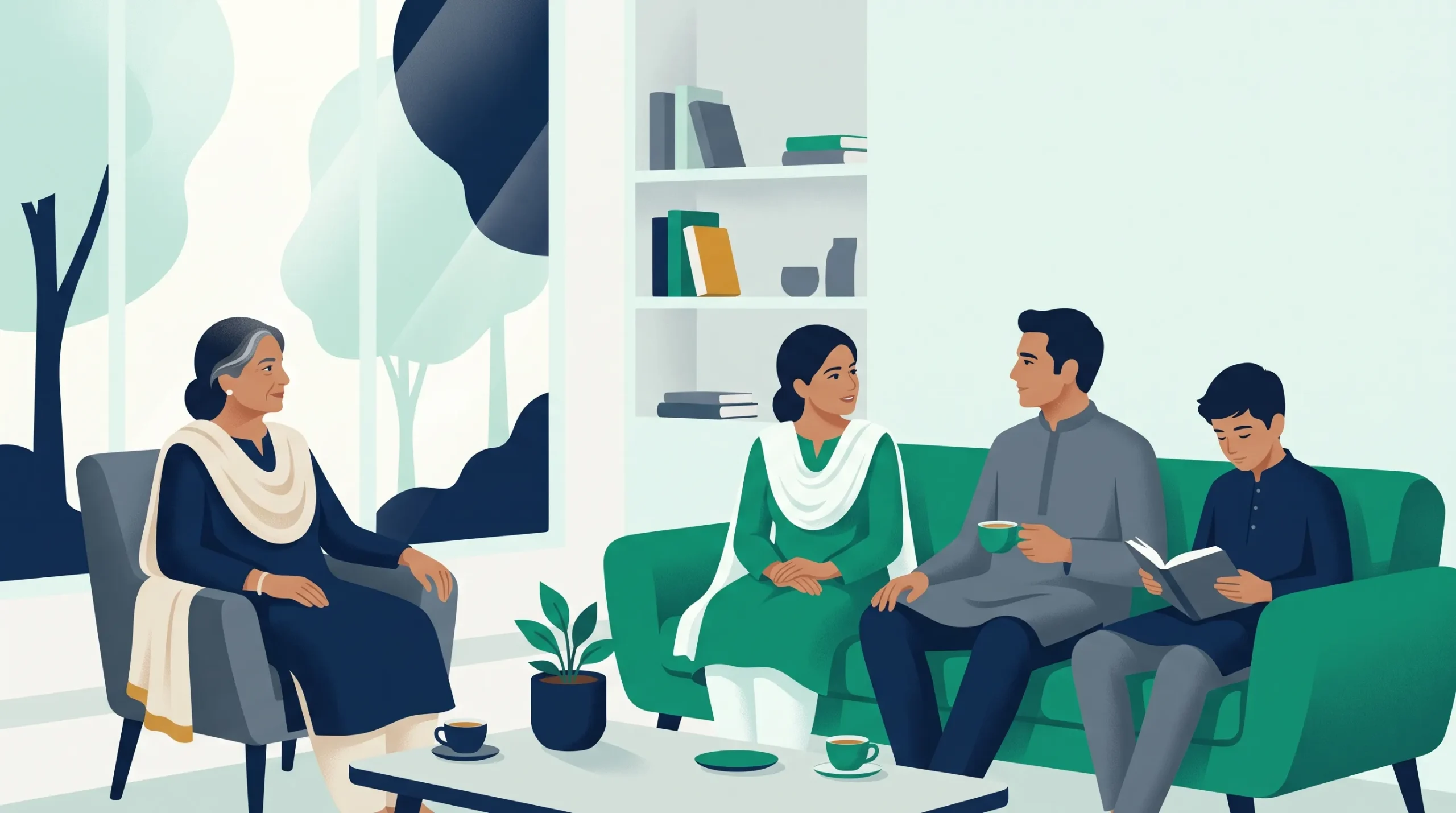 Family Communication and Conflict Assessment on SehatYab, a free online mental health self-assessment for people in Pakistan